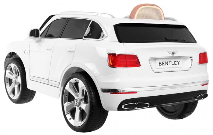 JJ2158 auto na akumulator bentley bentayga biały tył