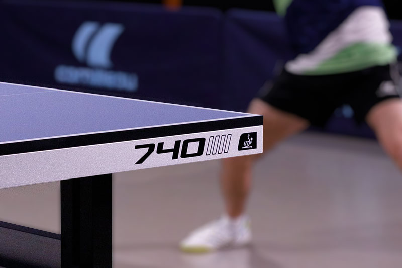 filet replié de la table de ping pong Cornilleau 500 indoor