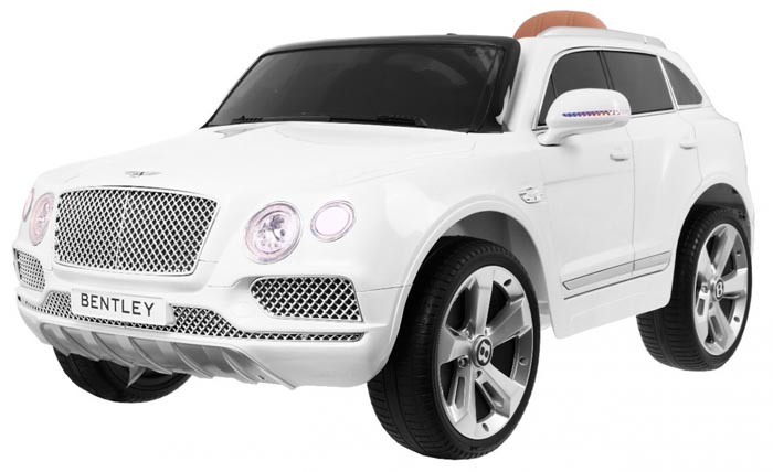 JJ2158 auto na akumulator bentley bentayga biały przód lewy